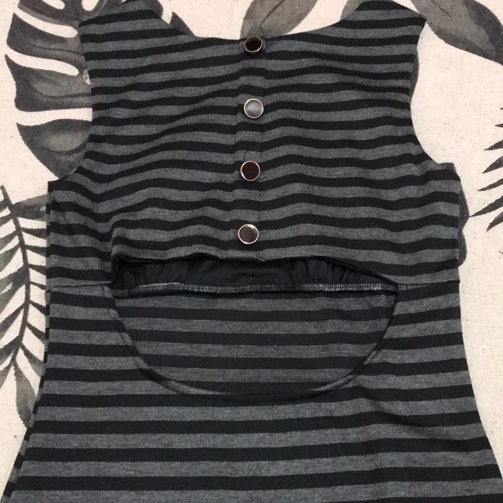 Ruby Rox Striped Form Fitting Dress - Picture 3 of 3